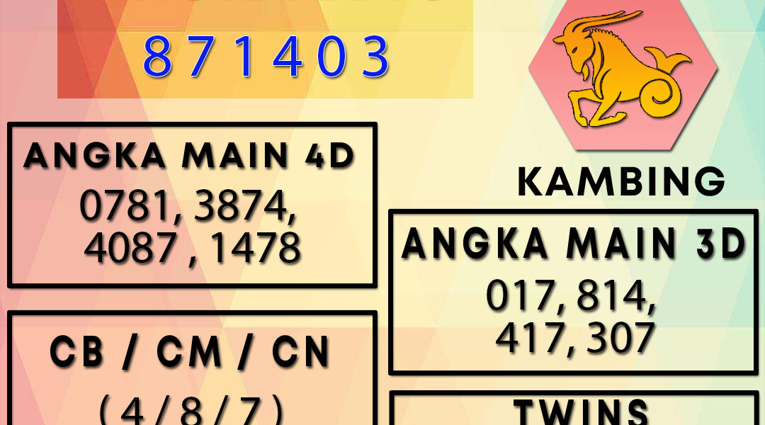 Syair HK 01 OKTOBER 2024