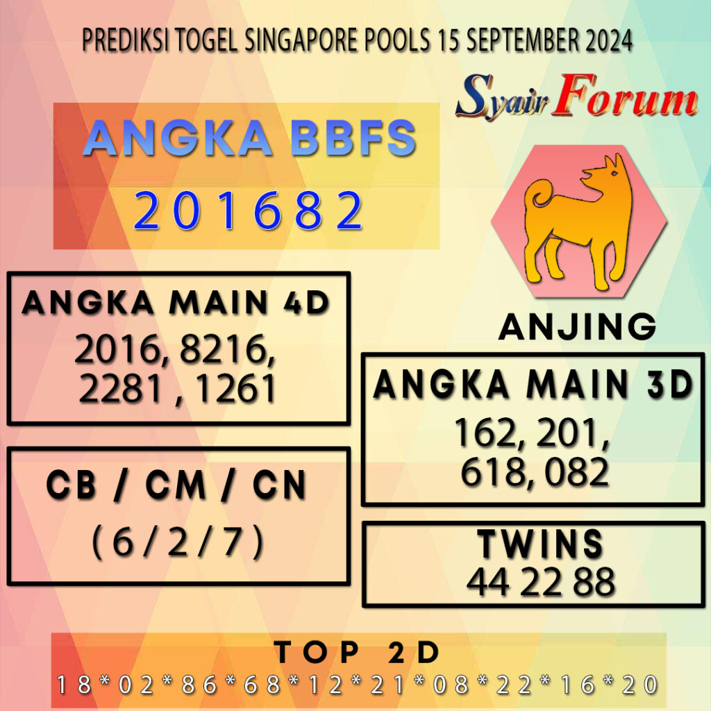 Syair SGP 15 SEPTEMBER 2024